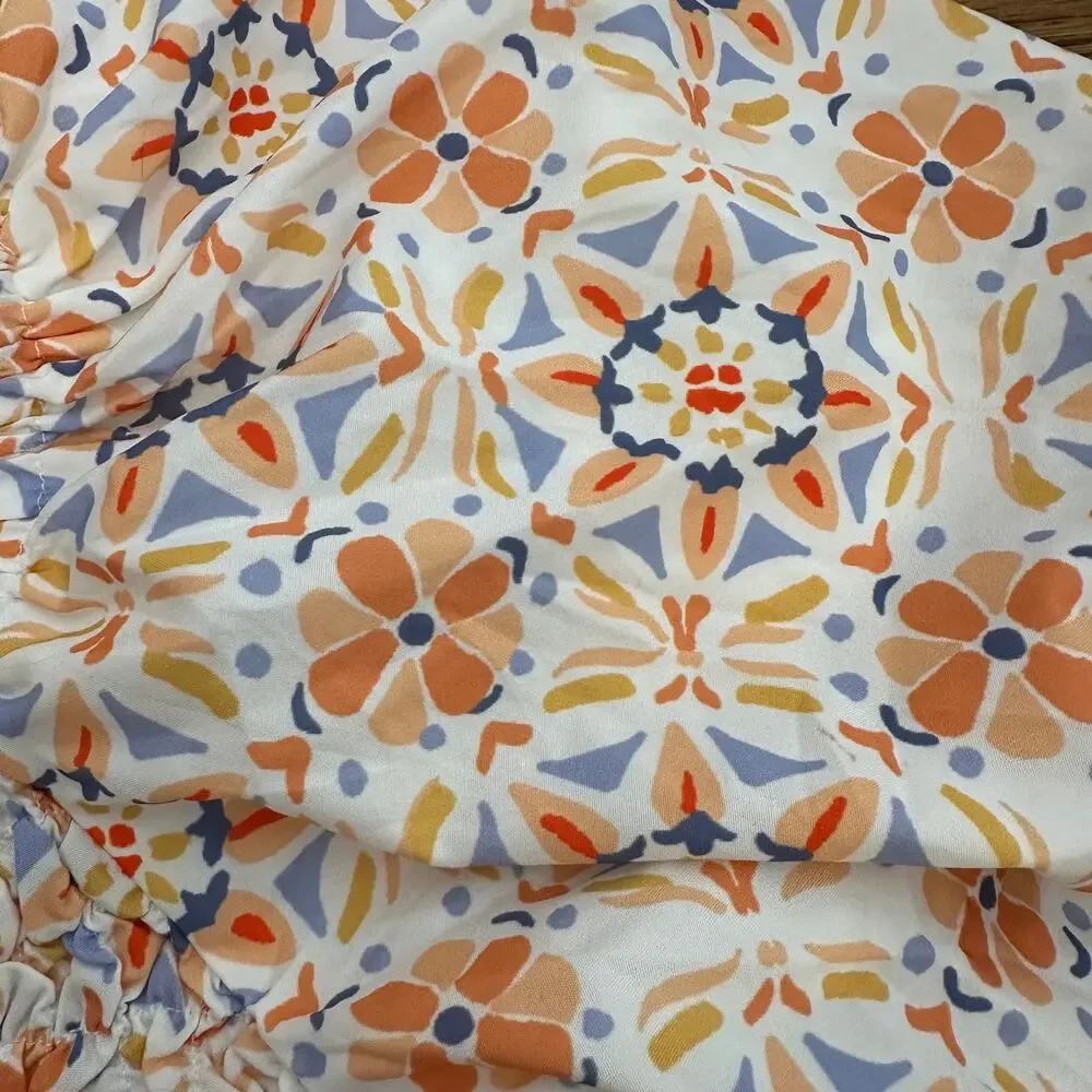 Dolan Left Coast Off-The-Shoulder Floral Textured Top